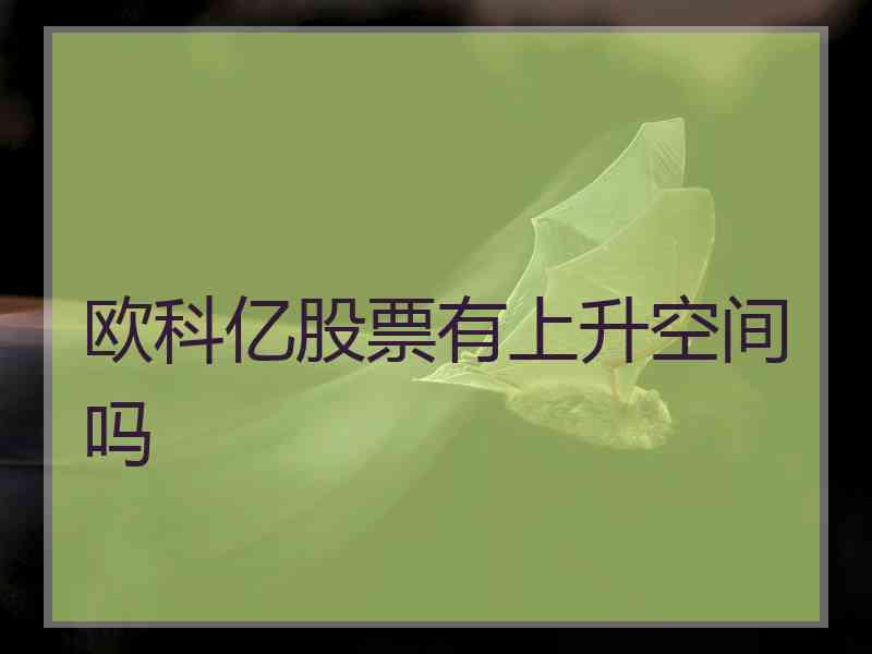 欧科亿股票有上升空间吗