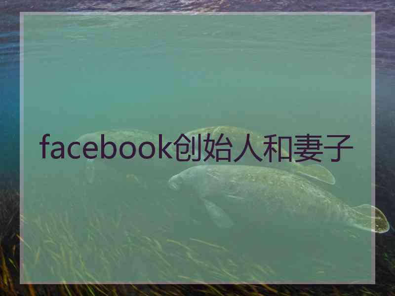 facebook创始人和妻子