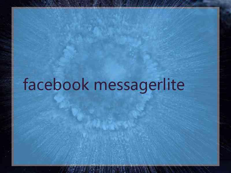 facebook messagerlite