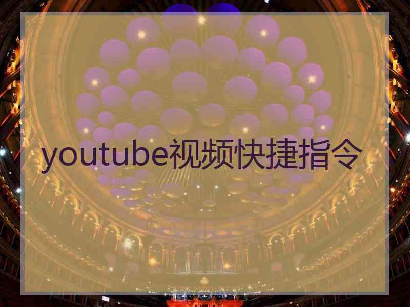 youtube视频快捷指令