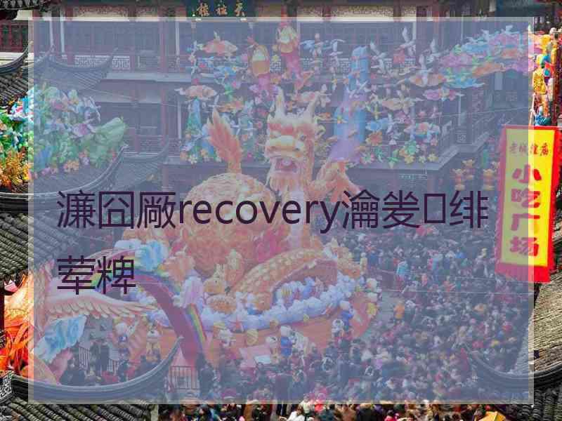 濂囧厰recovery瀹夎绯荤粺