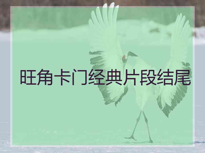 旺角卡门经典片段结尾