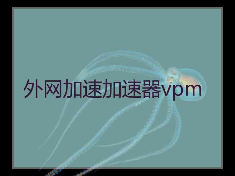 外网加速加速器vpm