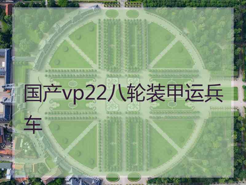 国产vp22八轮装甲运兵车