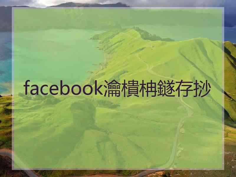 facebook瀹樻柟鐩存挱