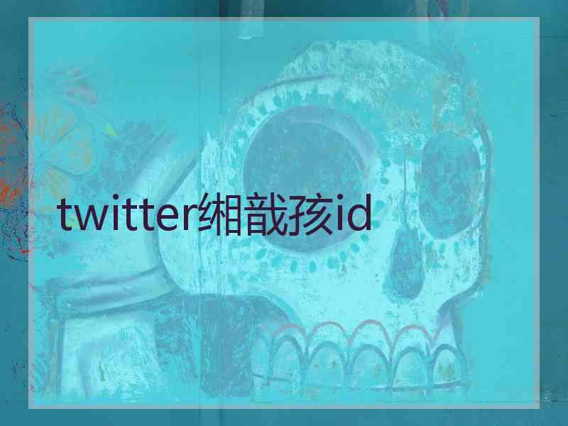 twitter缃戠孩id