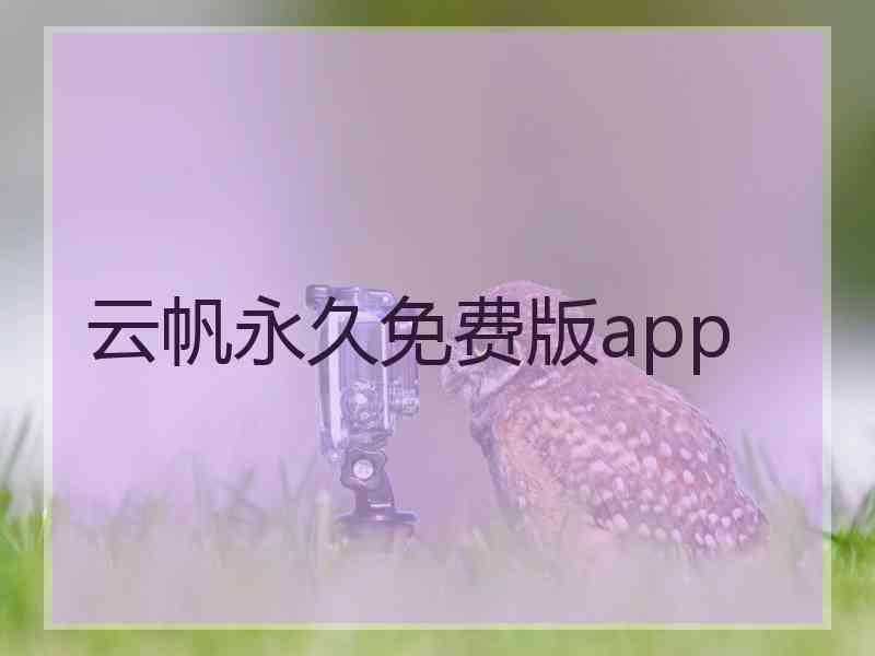 云帆永久免费版app