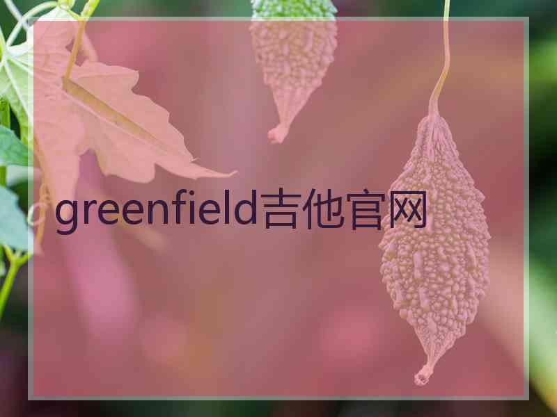 greenfield吉他官网