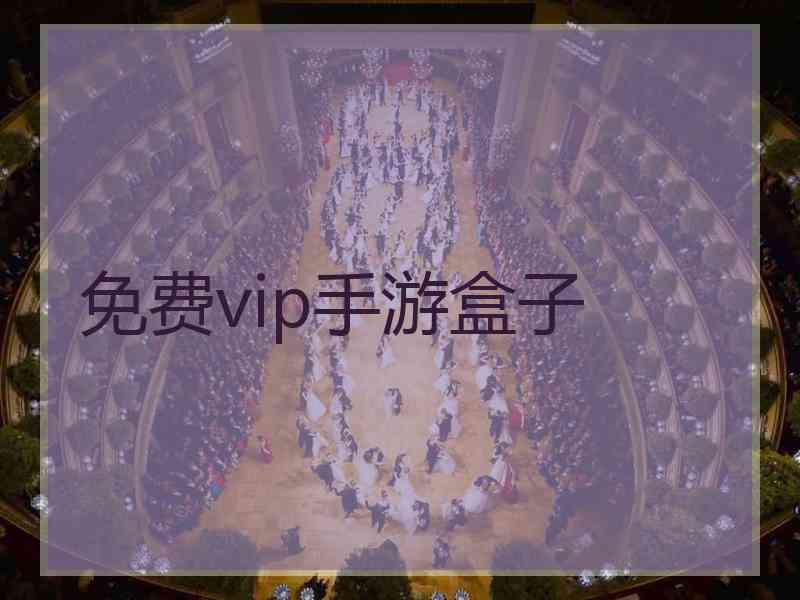 免费vip手游盒子