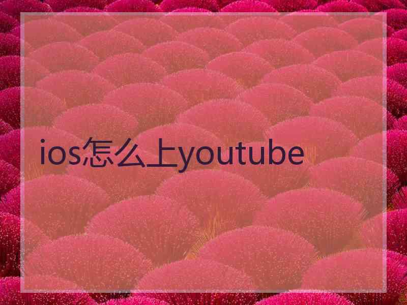 ios怎么上youtube