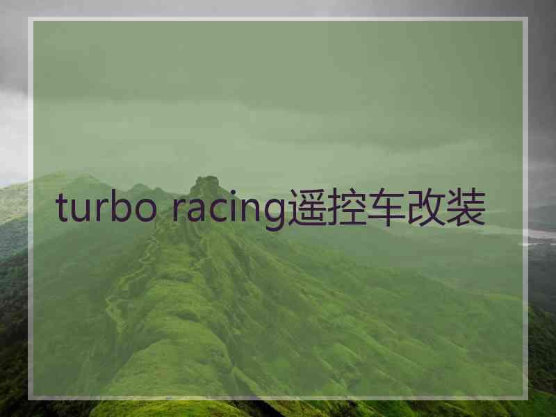 turbo racing遥控车改装