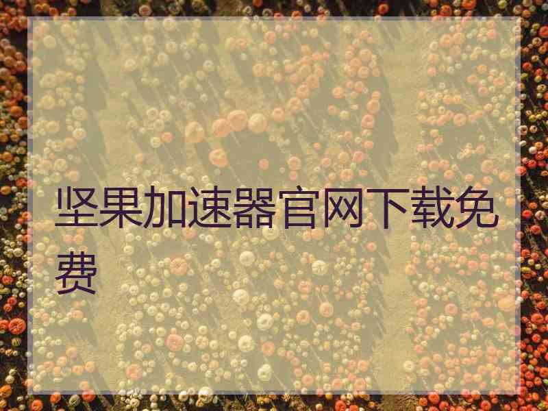 坚果加速器官网下载免费