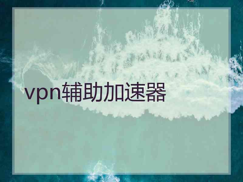 vpn辅助加速器