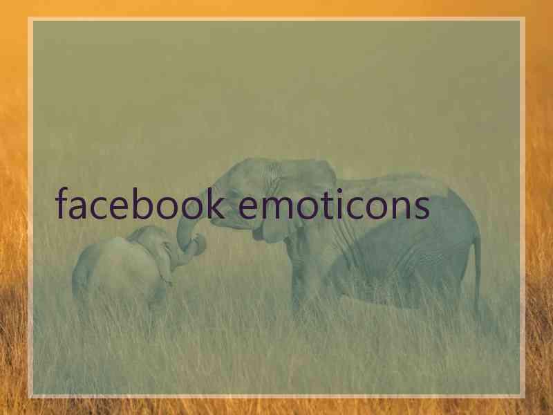 facebook emoticons