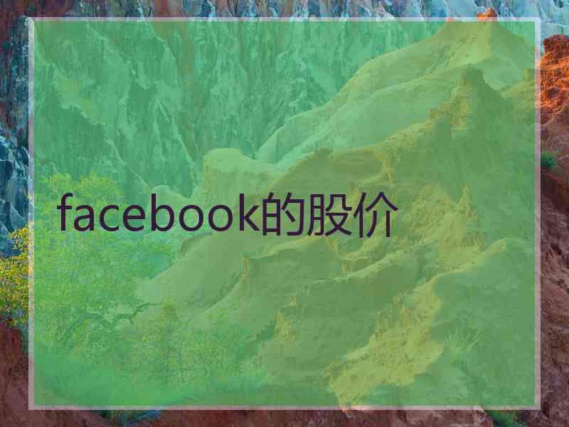 facebook的股价