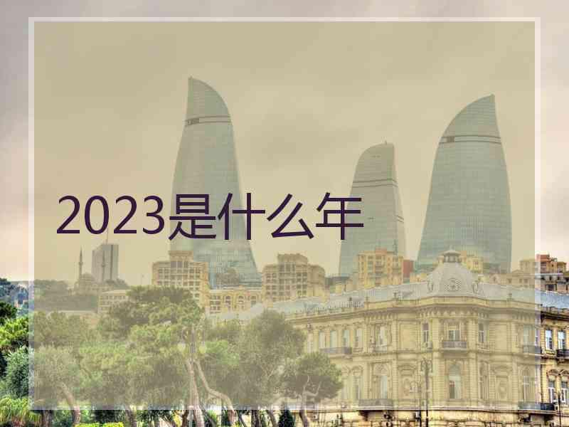 2023是什么年