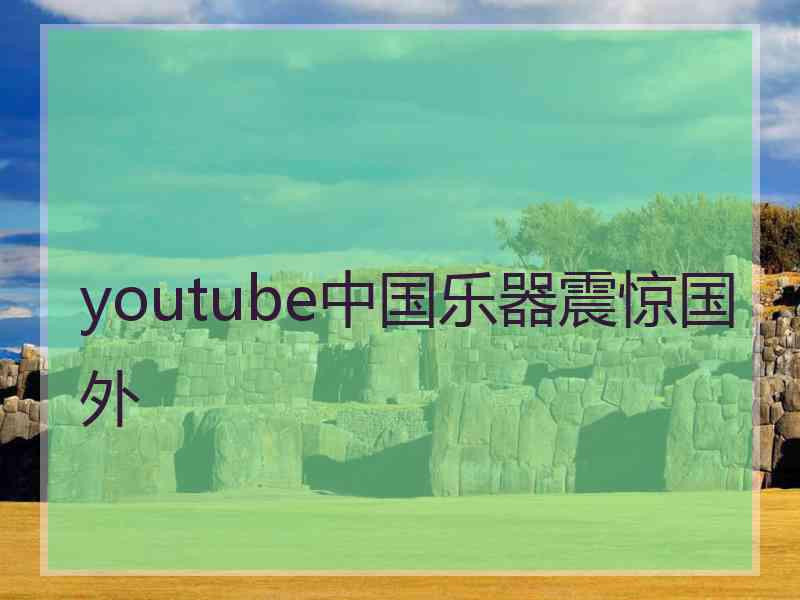 youtube中国乐器震惊国外