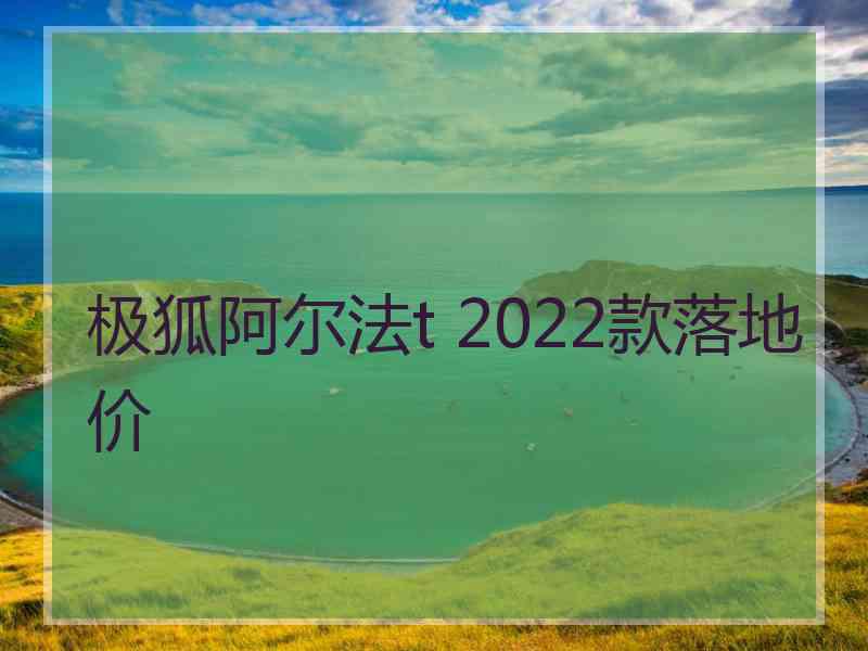 极狐阿尔法t 2022款落地价