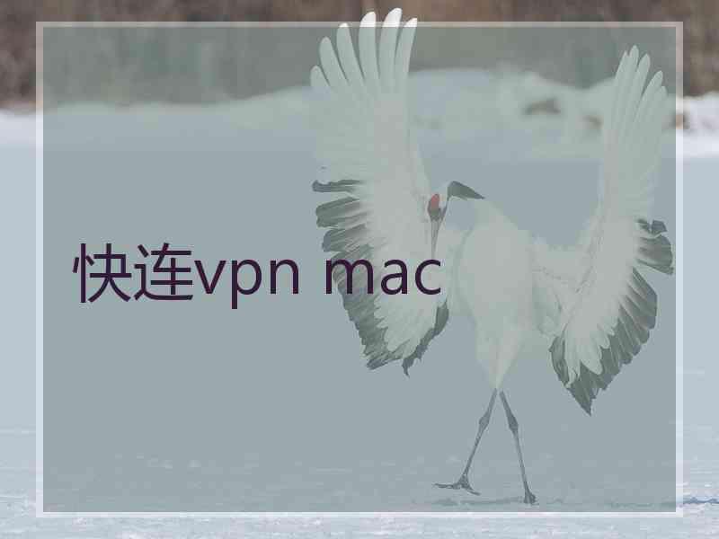 快连vpn mac