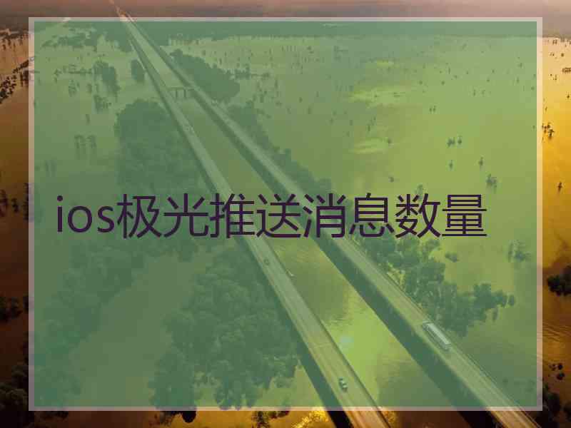 ios极光推送消息数量