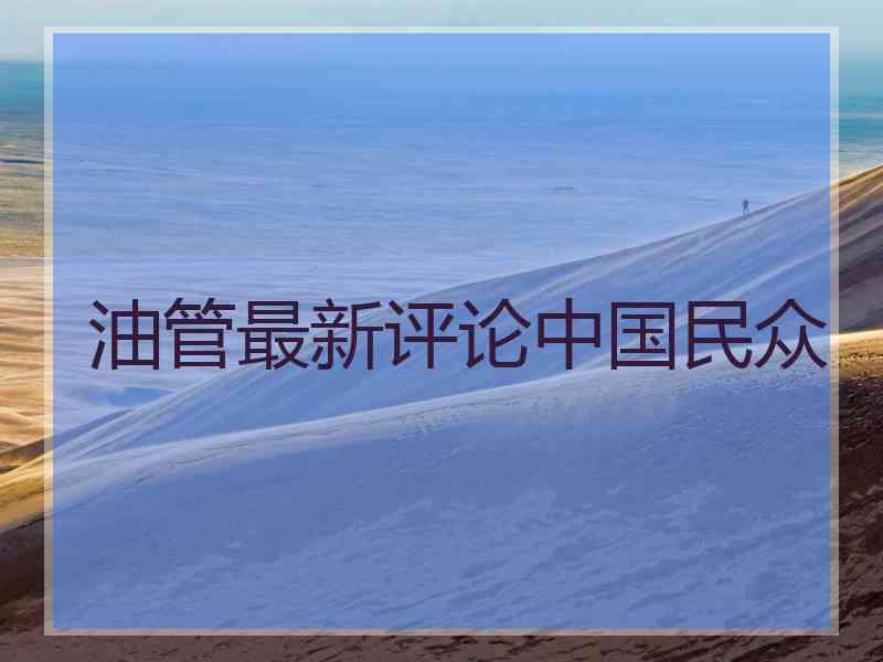油管最新评论中国民众
