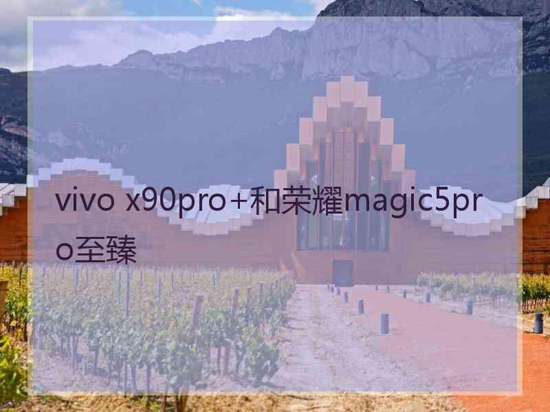 vivo x90pro+和荣耀magic5pro至臻