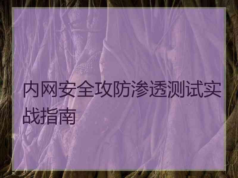 内网安全攻防渗透测试实战指南