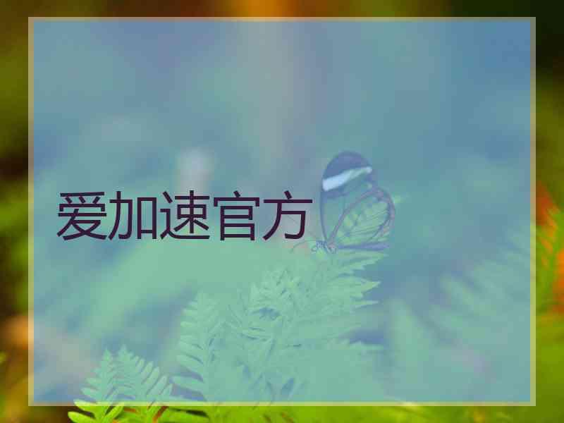 爱加速官方