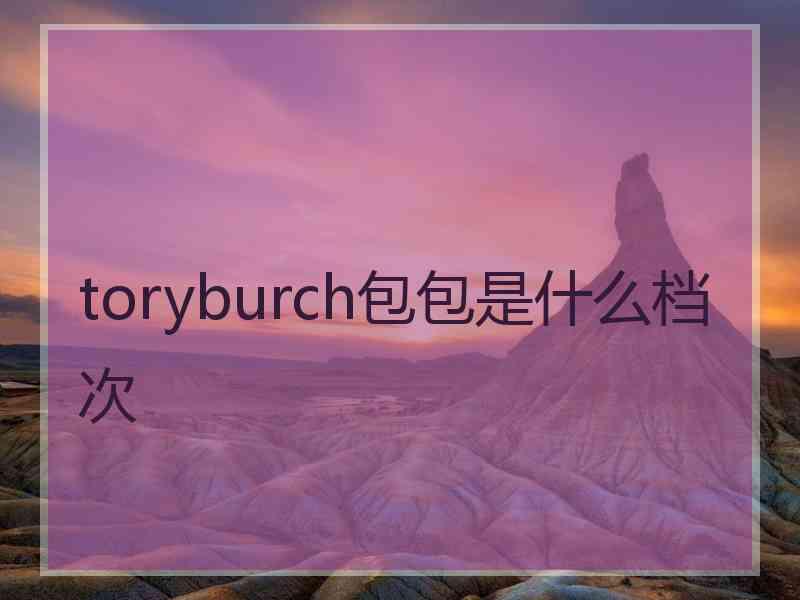 toryburch包包是什么档次