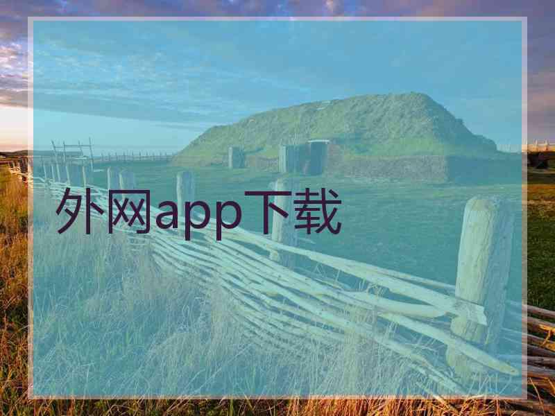 外网app下载