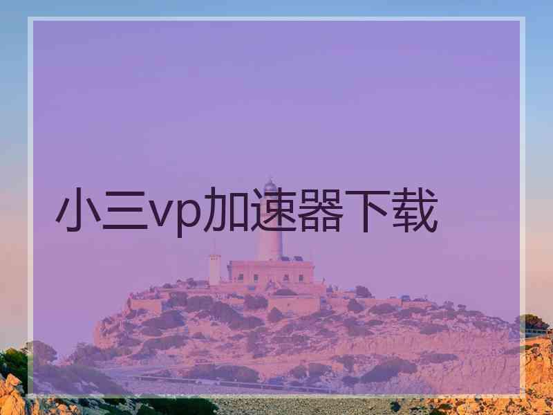 小三vp加速器下载