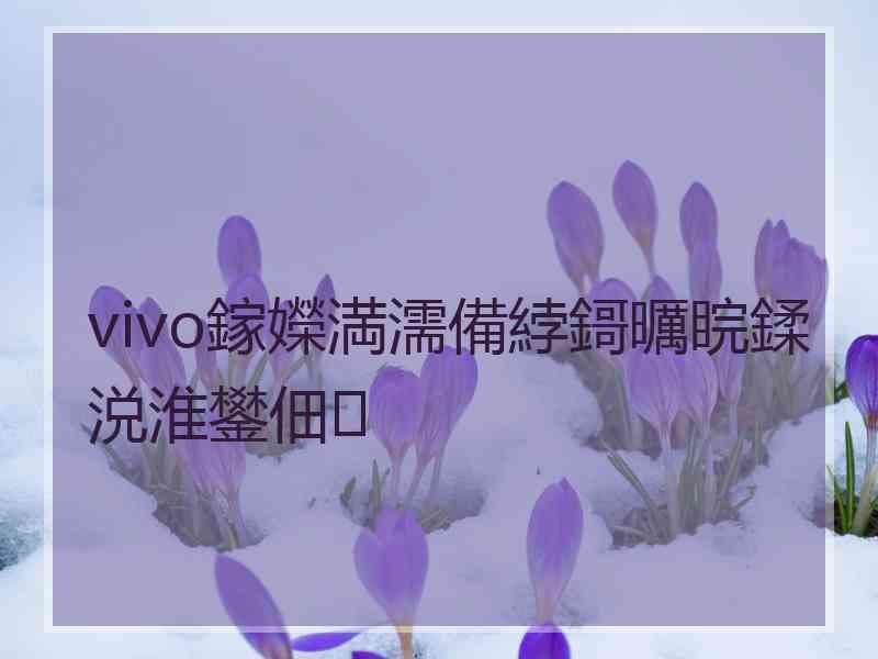 vivo鎵嬫満濡備綍鎶曞睆鍒涚淮鐢佃