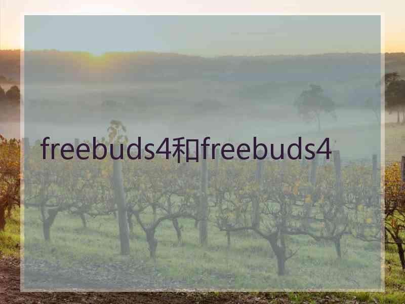 freebuds4和freebuds4