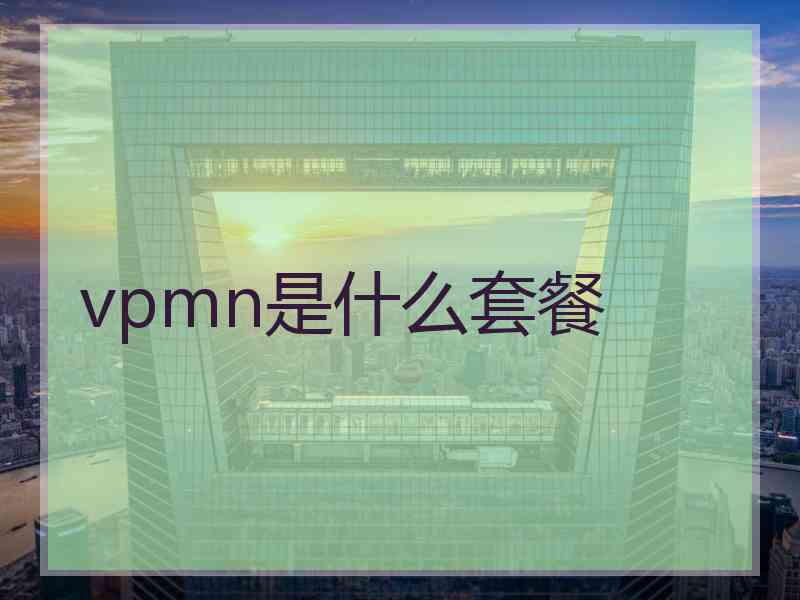 vpmn是什么套餐