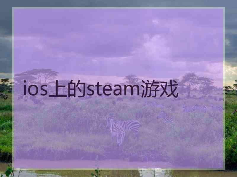 ios上的steam游戏