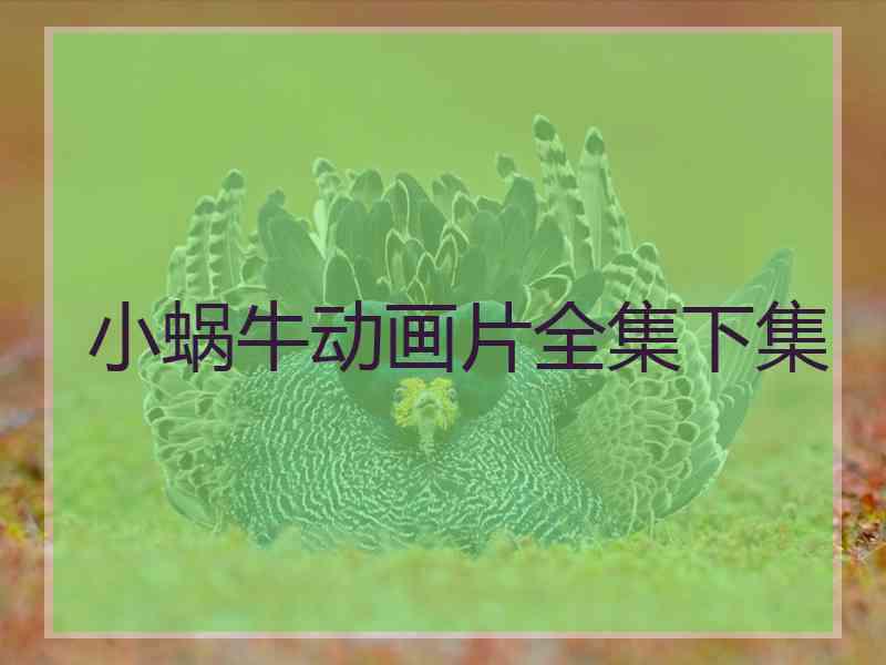 小蜗牛动画片全集下集