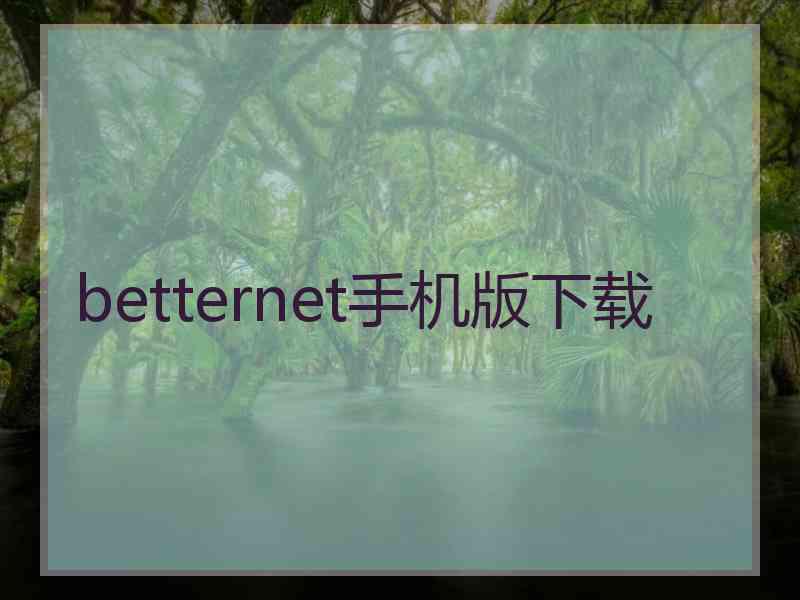 betternet手机版下载