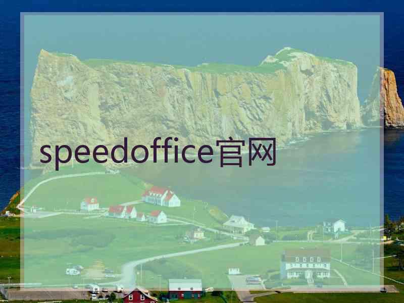 speedoffice官网