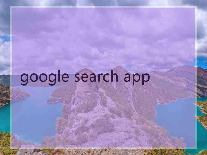 google search app