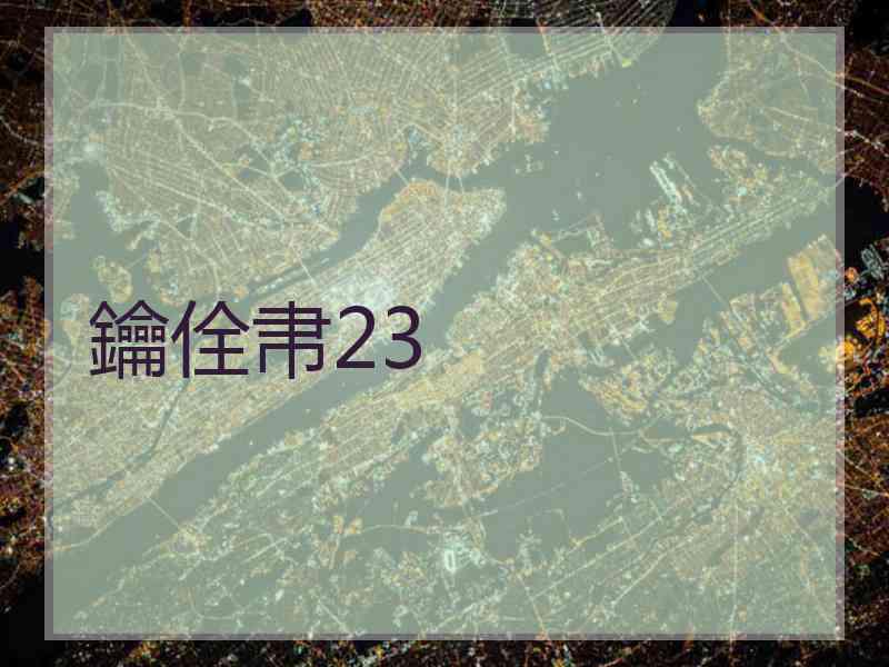 鑰佺帇23