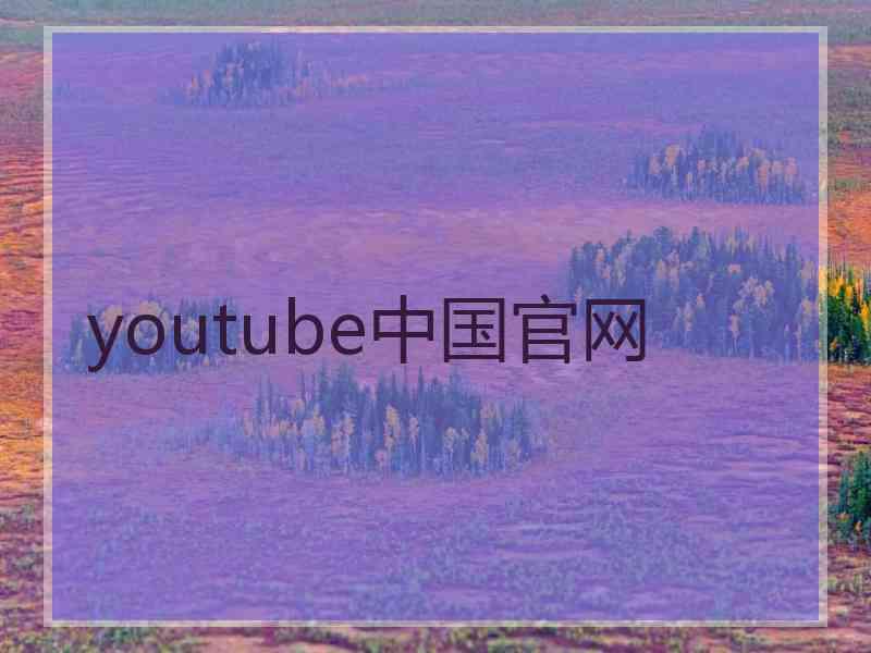 youtube中国官网