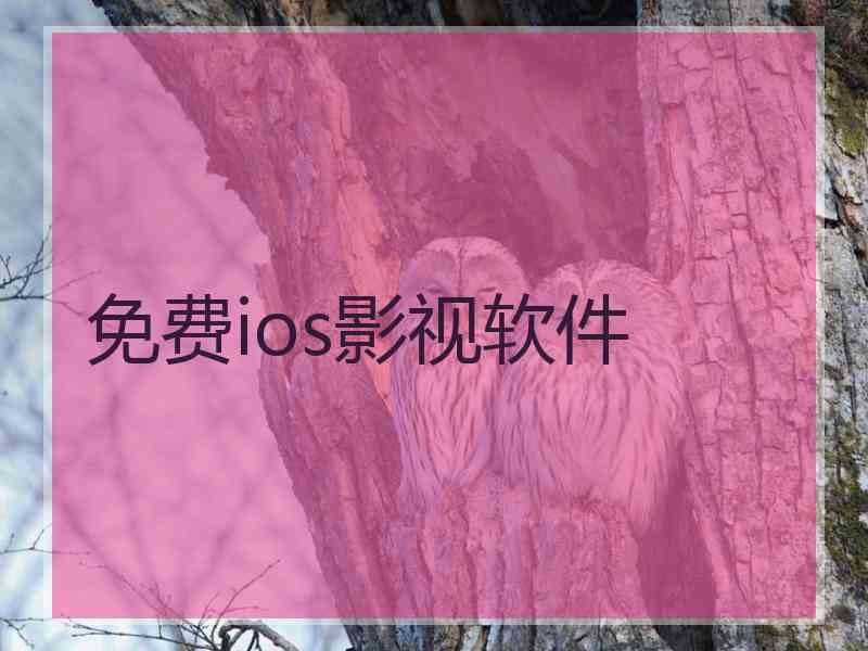 免费ios影视软件