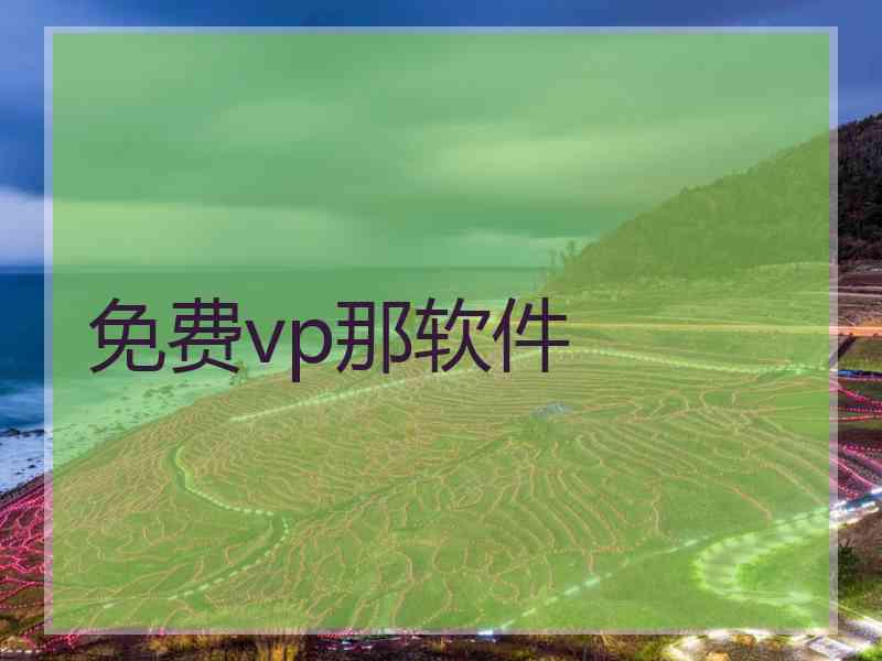 免费vp那软件