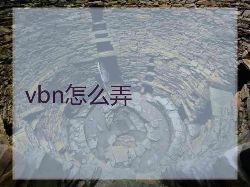 vbn怎么弄