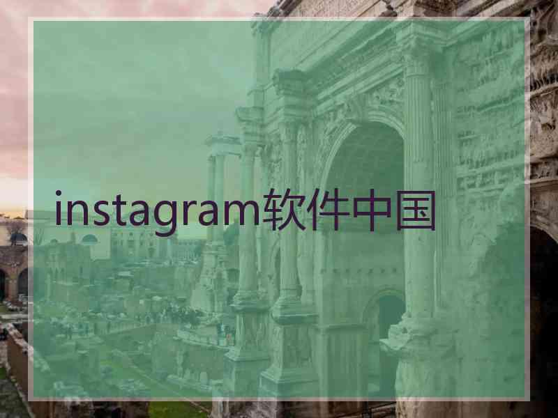 instagram软件中国