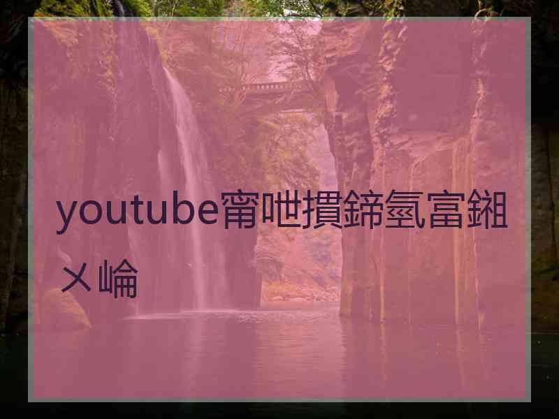 youtube甯呭摜鍗氫富鎺ㄨ崘