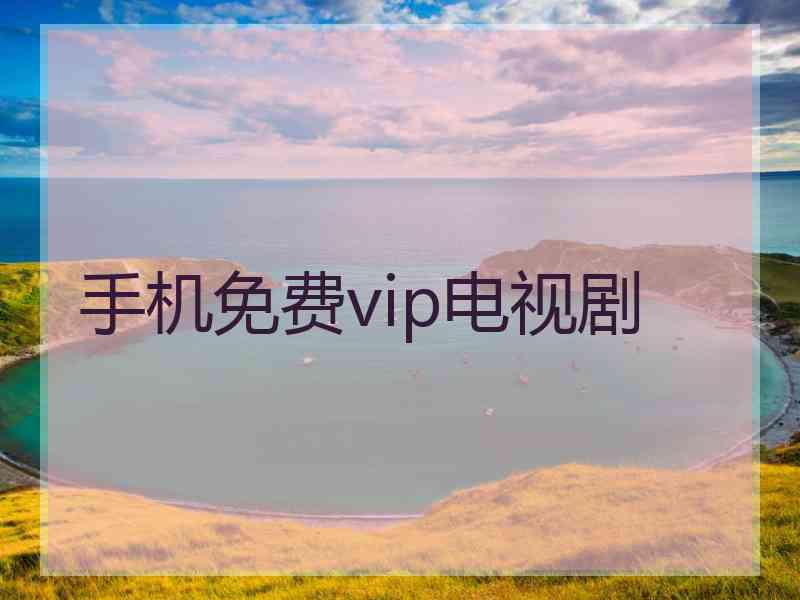 手机免费vip电视剧