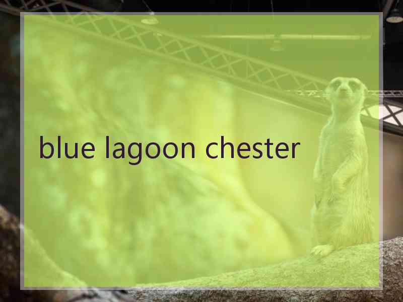 blue lagoon chester