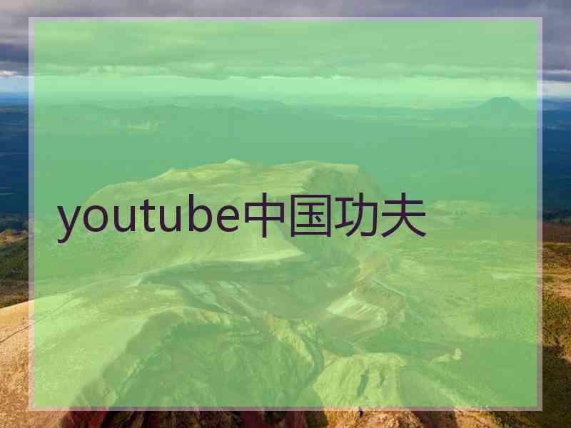 youtube中国功夫