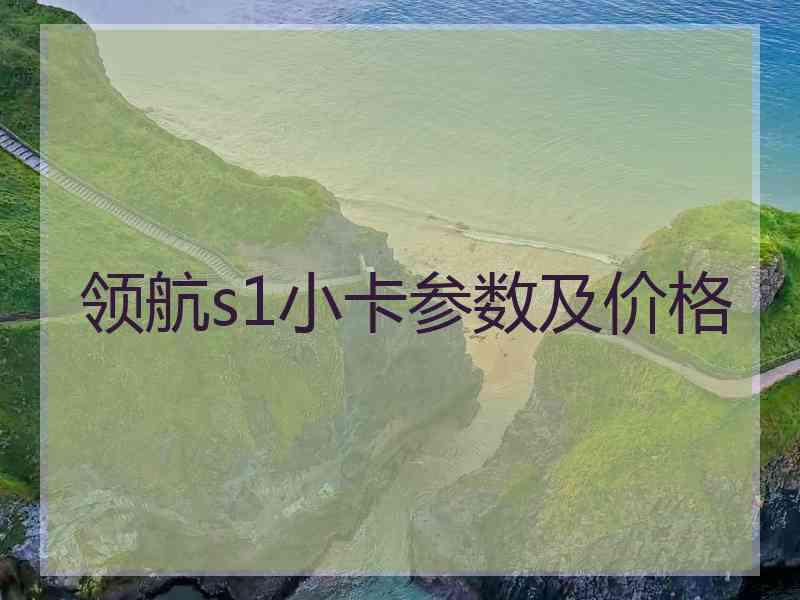 领航s1小卡参数及价格